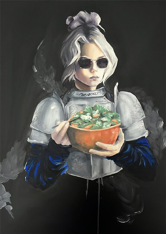 Con queso azul